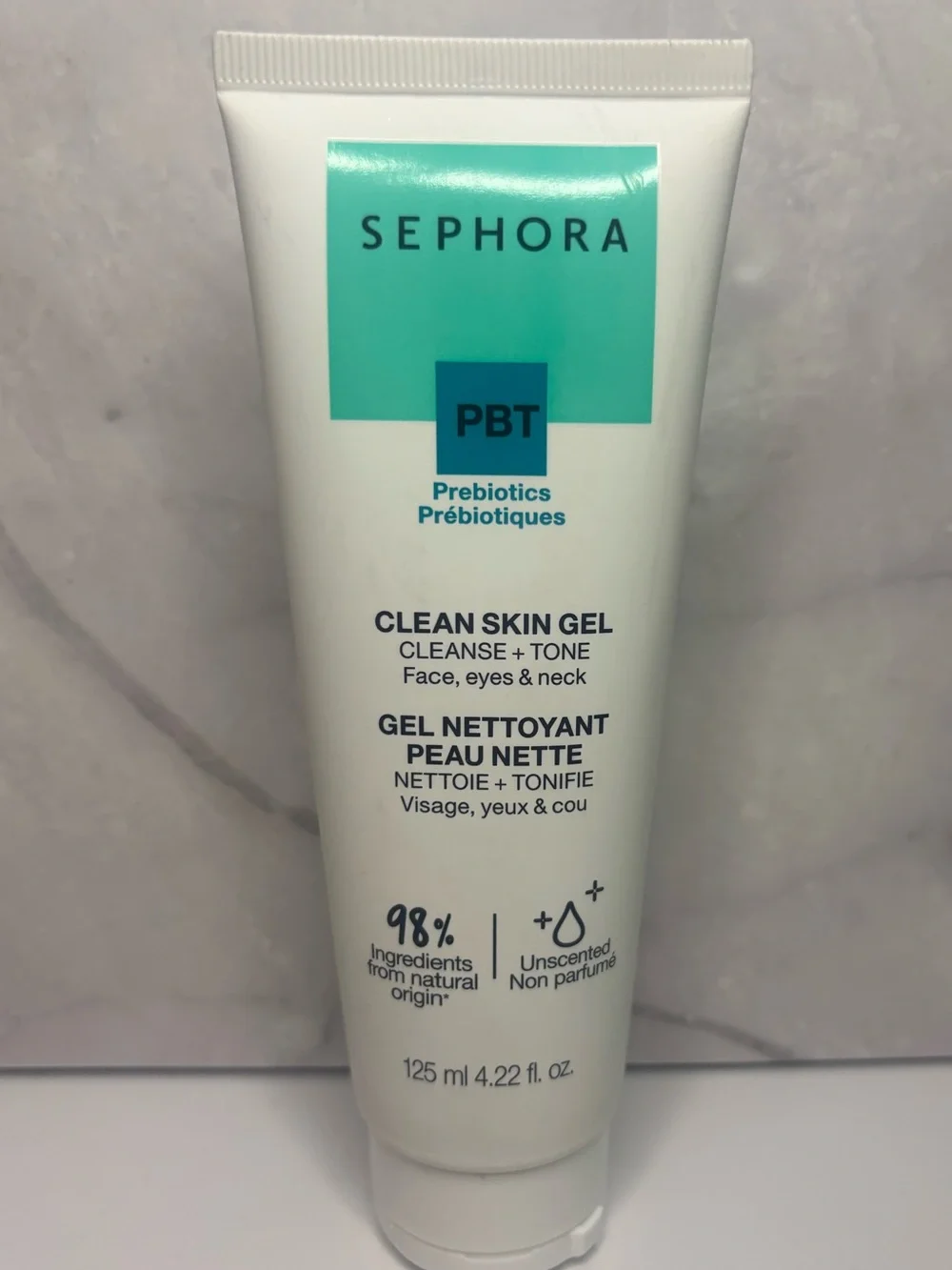 New/Sealed SEPHORA COLLECTION PBT Prebiotics Clean Skin Gel Cleanser+Tone 125 mL - Picture 2 of 7